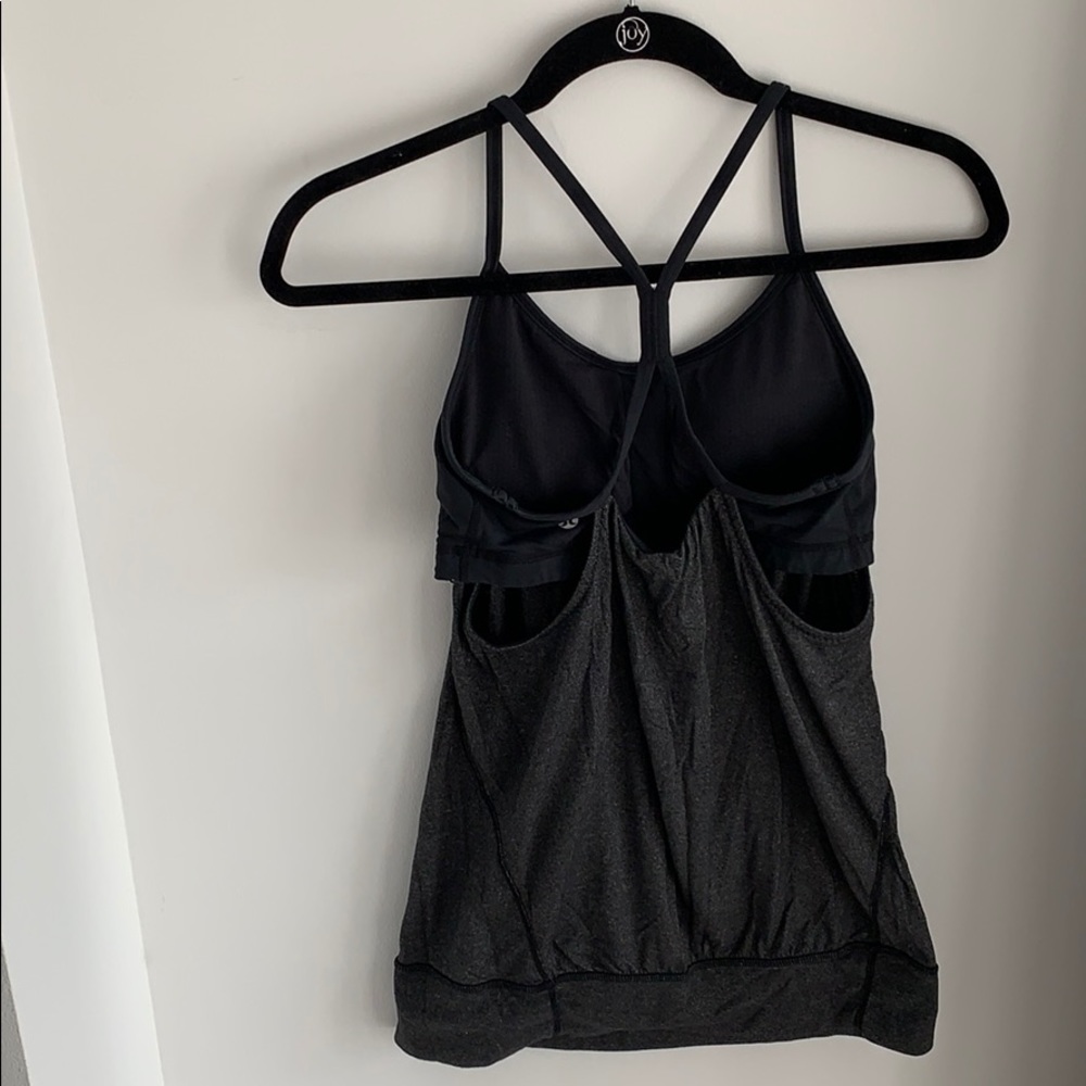 Lululemon Grey Racerback Tank - Picture 3 of 5